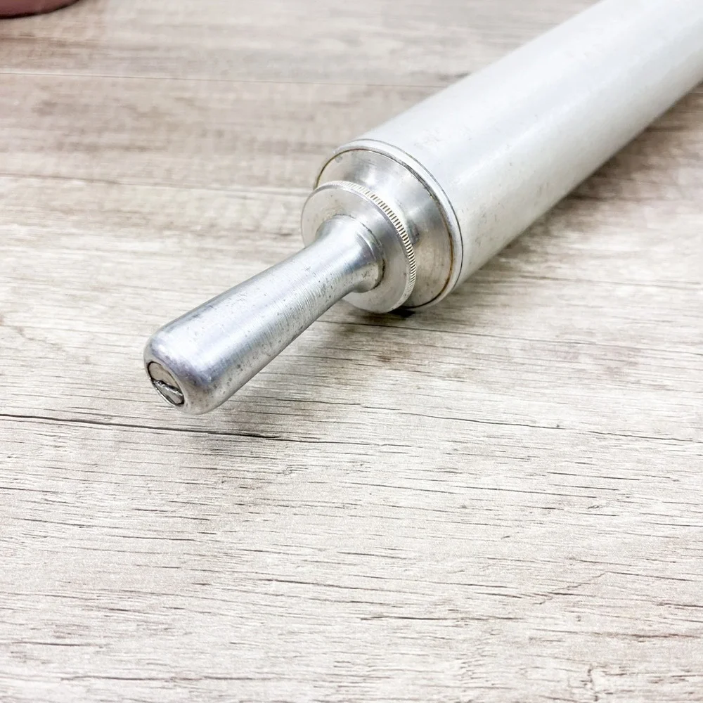 Vintage Stainless Steel Rolling Pin‎ Pastry Pizza Farmhouse Kitchen Decor